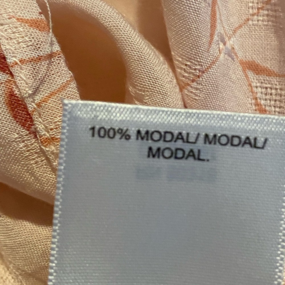 Lucky Brand Pink XL Blouse made with Environmentally Safe Model - Picture 8 of 9